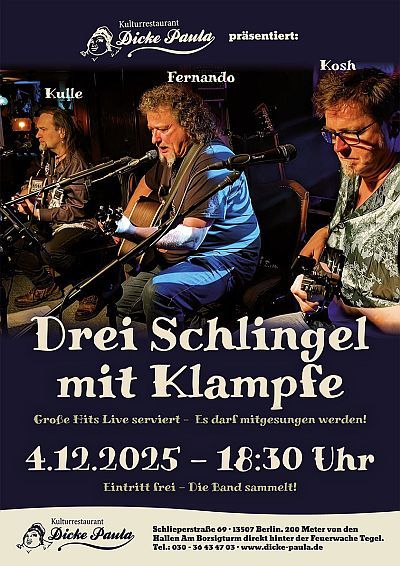 Drei Schlingel mit Klampfe | Große Hits live serviert