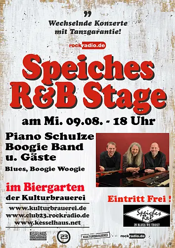 Piano Schulze Boogie Band u. Gäste - Blues, Boogie Woogie, Soul, Jazz - Eintritt frei
