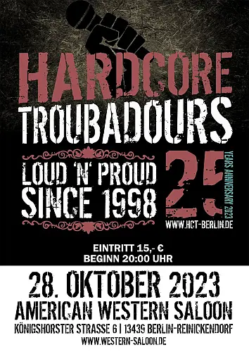 Hardcore Troubadours | Loud And Proud Since 1998