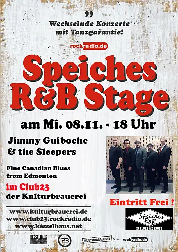 Jimmy Guiboche and the Sleepers - Fine Canadian Blues from Edmonton - Speiches R&B Stage | Tanzkonzert für Erwachsene