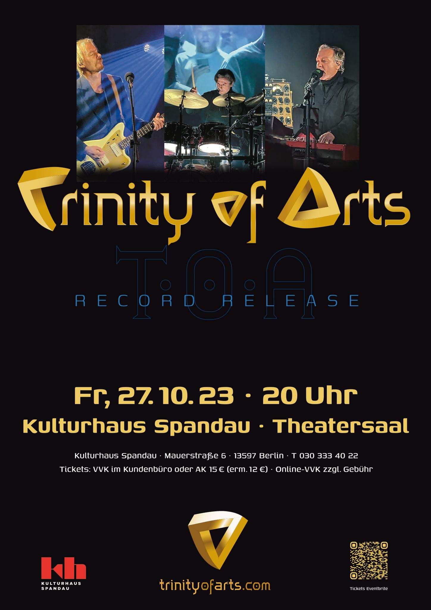 Trinity Of Arts (TOA) - Drei Individualisten im Einklang! | CD Release Concert