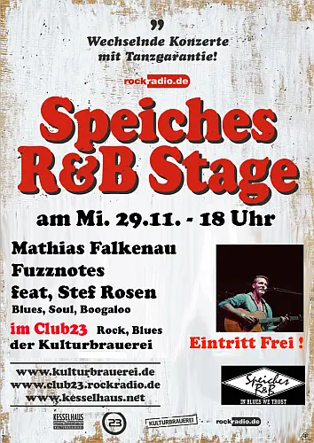 Mathias Falkenau Fuzznotes feat. Stef Rosen bei Speiches R&B Stage