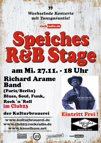 Richard Arame Band bei Speiches R & B Stage