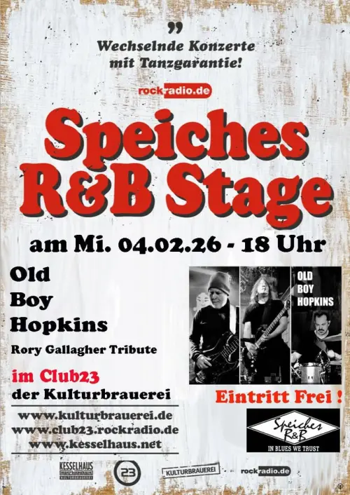 Old Boy Hopkins bei Speiches R & B Stage