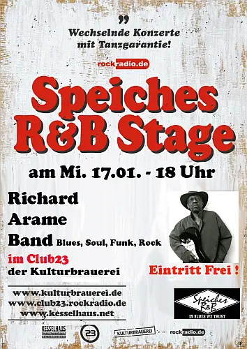 Richard Arame Band bei Speiches R & B Stage