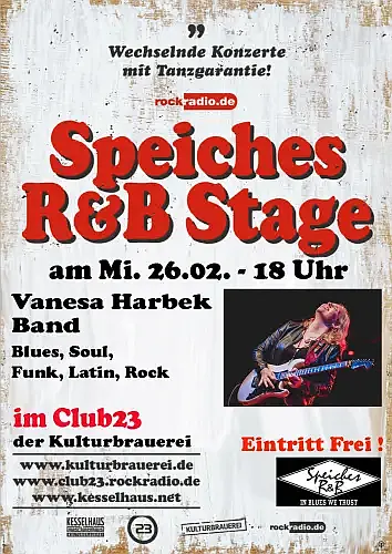 Vanesa Harbek Band bei Speiches R & B Stage