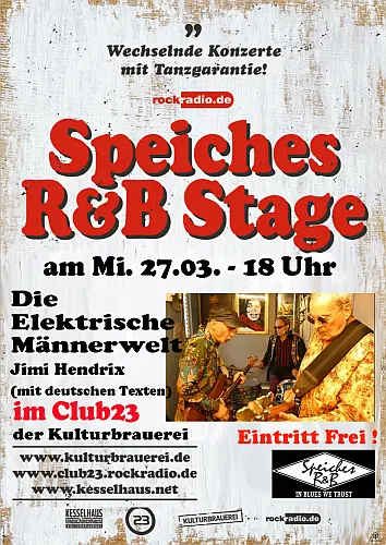 DIE ELEKTRISCHE MÄNNERWELT bei Speiches R&B Stage