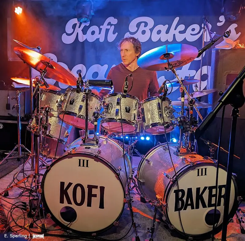 Was für ein Schlagzeug - Kofi Baker´s Cream Faith in der Hafenbar Tegel