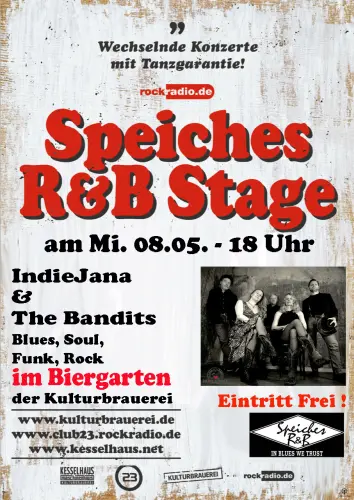 IndiJana and The Bandits bei Speiches R&B Stage
