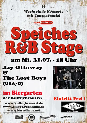 Jay Ottaway and The Lost Boys bei Speiches R&B Stage