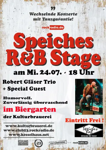 Robert Gläser Trio + Special Guest bei Speiches R&B Stage