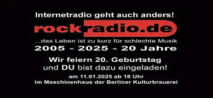 Rockradio.de Einladung 11.01.2025 Beitrag