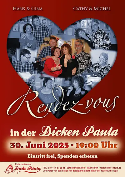 Rendez-vous | Hans & Gina et Cathy & Michel
