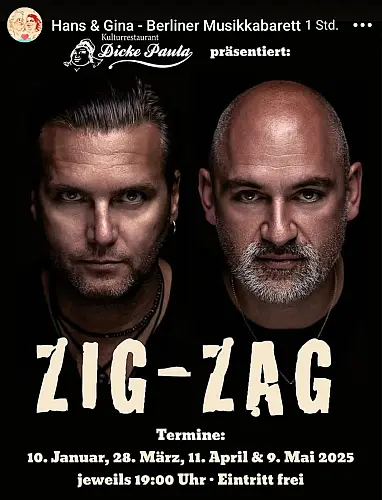 ZIG-ZAG | Die Party-Sensation im Kulturrestaurant Dicke Paula