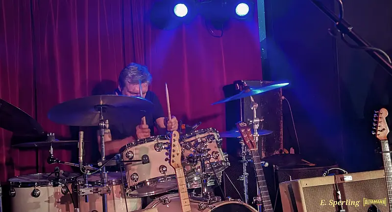 Eddie Filipp - Drums - The Hamburg Blues Band im Quasimodo Berlin