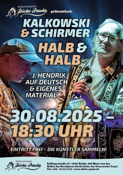Kalkowski und Schirmer | Halb & Halb – Jimi Hendrix auf deutsch & Eigenes Material