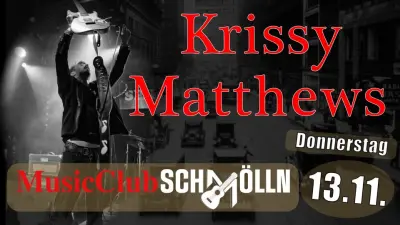 Krissy Matthews im MusicClub Schmölln