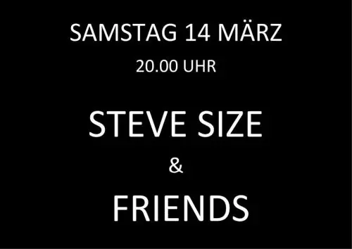 Steve Size & Friends | Acoustic Jam