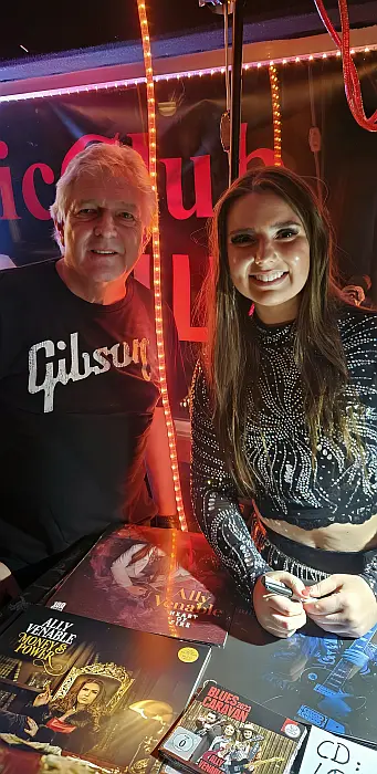 Lutz Grossmann und Ally Venable im MusicClub Schmölln