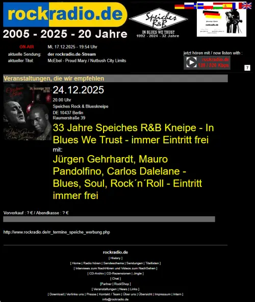 Christmas Blues bei Speiches