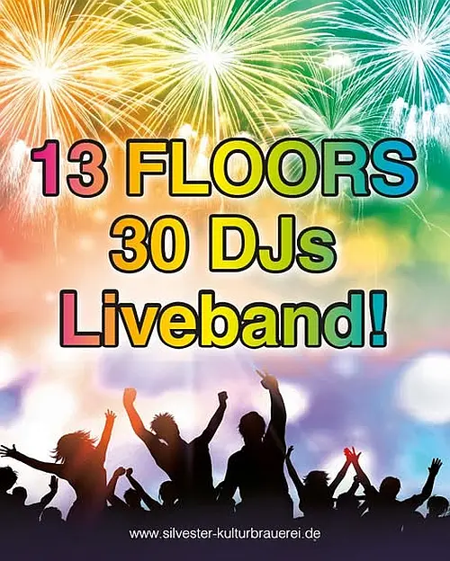 Die die letzte Nacht des Jahres! 🎟️✨ Silvester in der Kulturbrauerei Berlin!