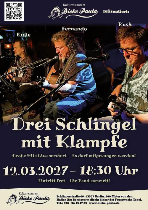 Drei Schlingel mit Klampfe | Große Hits live serviert