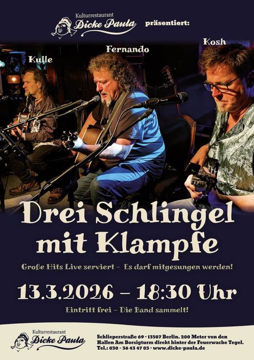 Drei Schlingel mit Klampfe | Große Hits live serviert