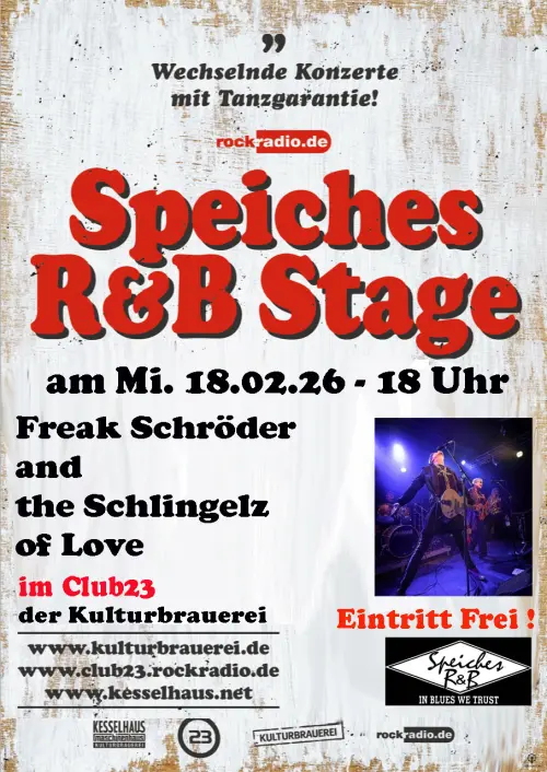 FREAK SCHRÖDER und The Schlingelz of Love bei Speiches R&B Stage