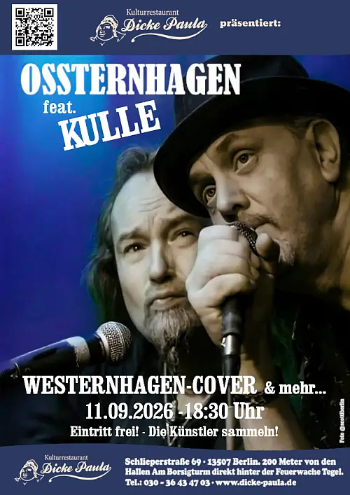 Ossternhagen feat. KULLE …singen Westernhagen! Kein Tribute, und deshalb gut!