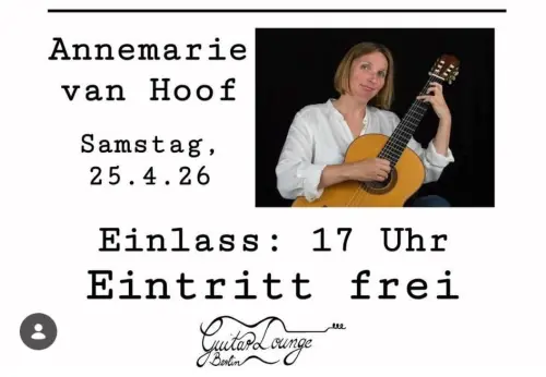 Annemarie van Hoof live in der Guitar Lounge Berlin