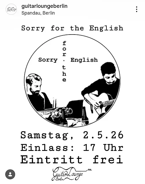 Sorry for the English live in der Guitar Lounge Berlin