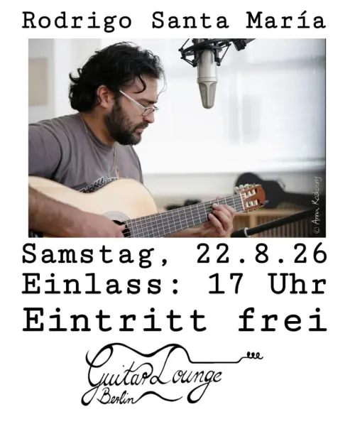 Rodrigo Santa Maria live in der Guitar Lounge Berlin